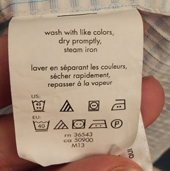 Calvin Klein Long Sleeve Button Down Shirt - Picture 3 of 4